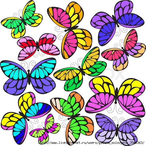 1468105-444719-many-multi-colored-butterflies-on-a-white-background (480x479, 245Kb)