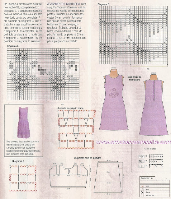vestido lilás graficos  em croche com receita (549x640, 355Kb)