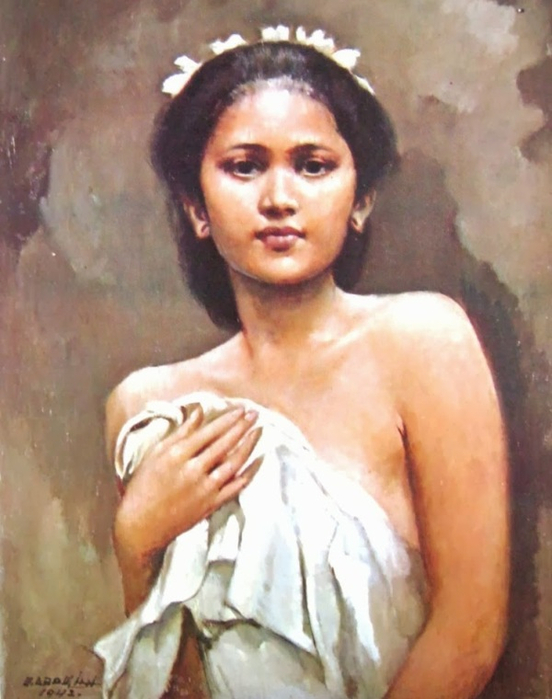 Gadis Bali, Oil on Board, 50,5cm X 68cm (552x700, 327Kb)