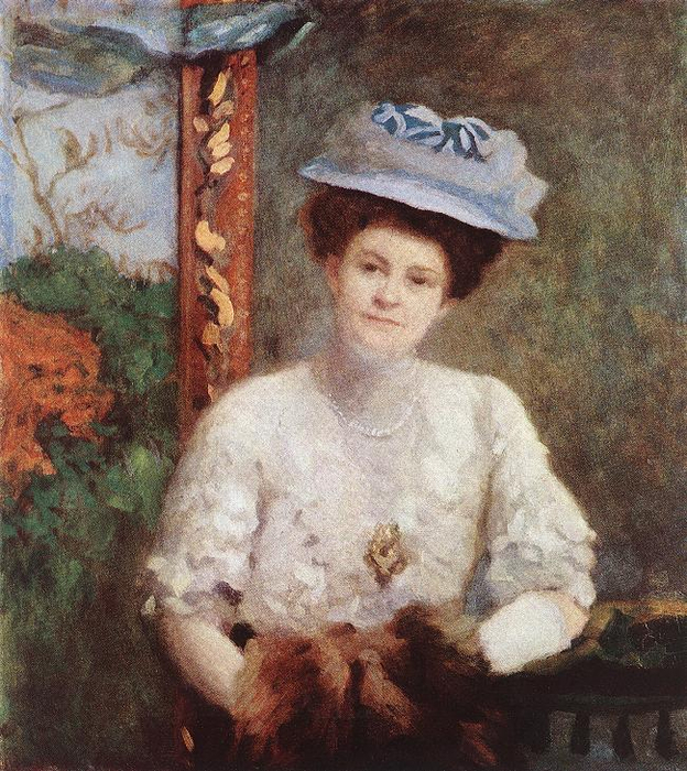Portrait of Mrs. Vilmos Grnwald, 1908 (624x700, 524Kb)