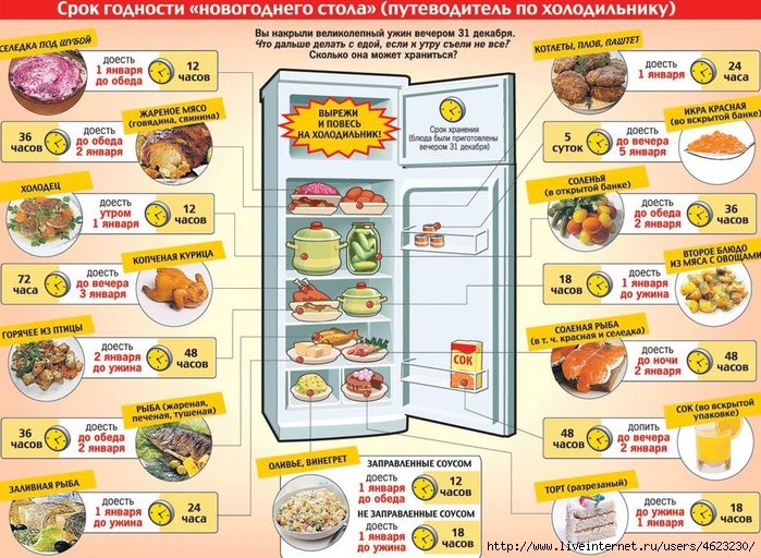 Как правильно хранить продукты в холодильнике схема