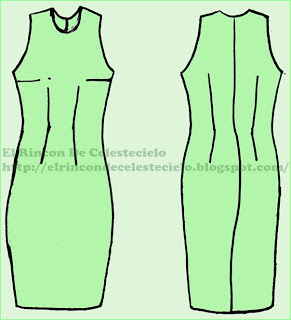diseño de vestido ajustado con pinzas (291x320, 56Kb)