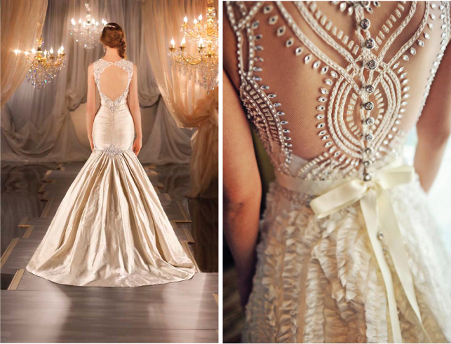 Кружевные свадебные платья: нежность в моде