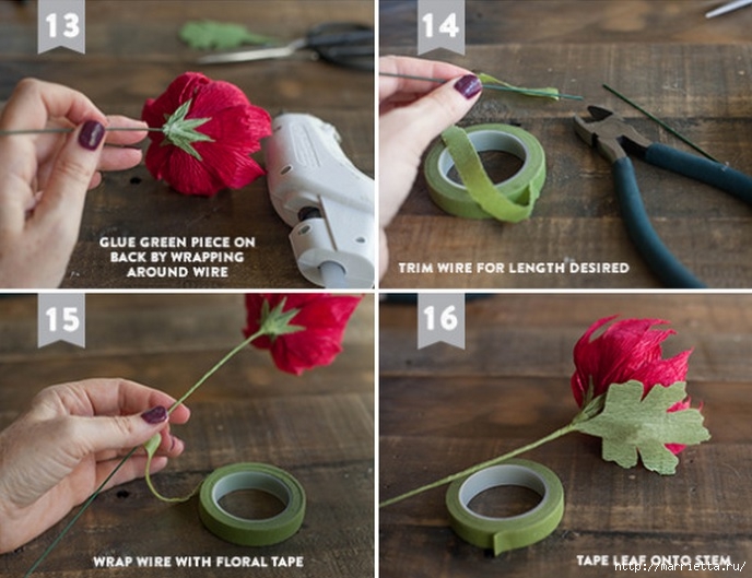 Как сделать осенние цветы из гофрированной бумаги своими руками. Цветы из конфет. МК Buket7ruTV