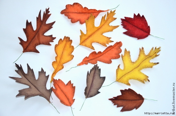 Осенняя поделка в школу. Венок из листьев: Мастер-Классы в журнале Ярмарки Мастеров