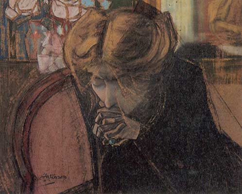 The prayer (Miek Janssen) 1914 (498x400, 154Kb)