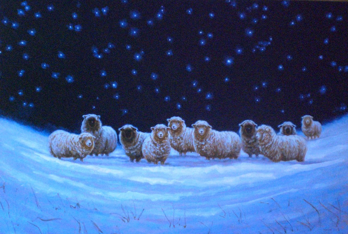 Music_of_the_Spheres_Large_Sheep_with_Stars_24x36.162110004_large (700x471, 420Kb)
