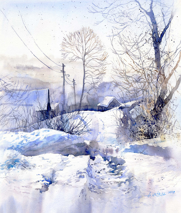 Winter_Scenery_by_GreeGW (595x700, 560Kb)