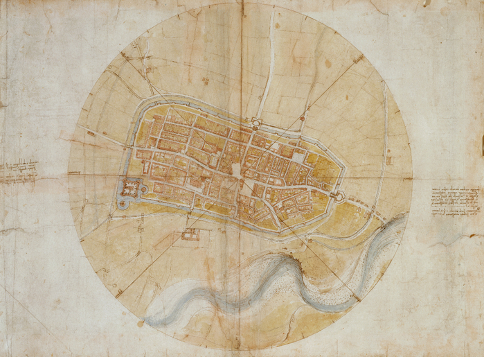 Leonardo_da_Vinci_-_Plan_of_Imola_-_Google_Art_Project (700x515, 509Kb)