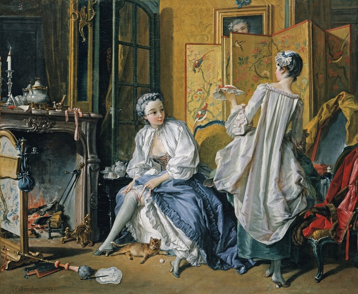 The Toilette (). 1742.  -,  (700x574, 191Kb)