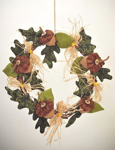 7 acorn wreath (377x490, 155Kb)
