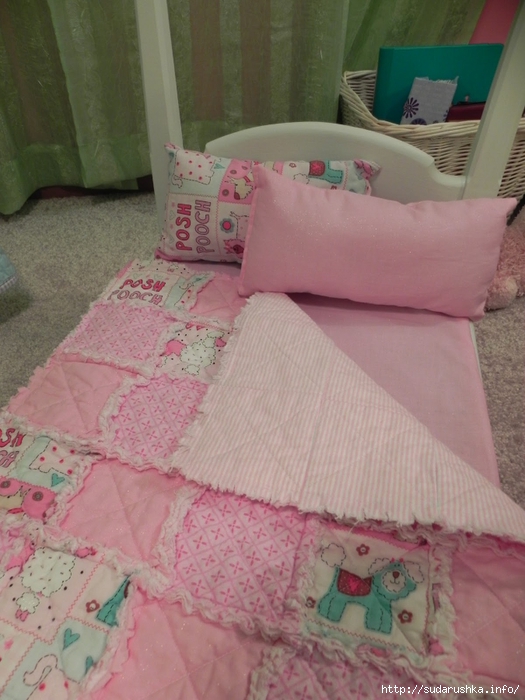 AG Quilt bed turned down (525x700, 253Kb)