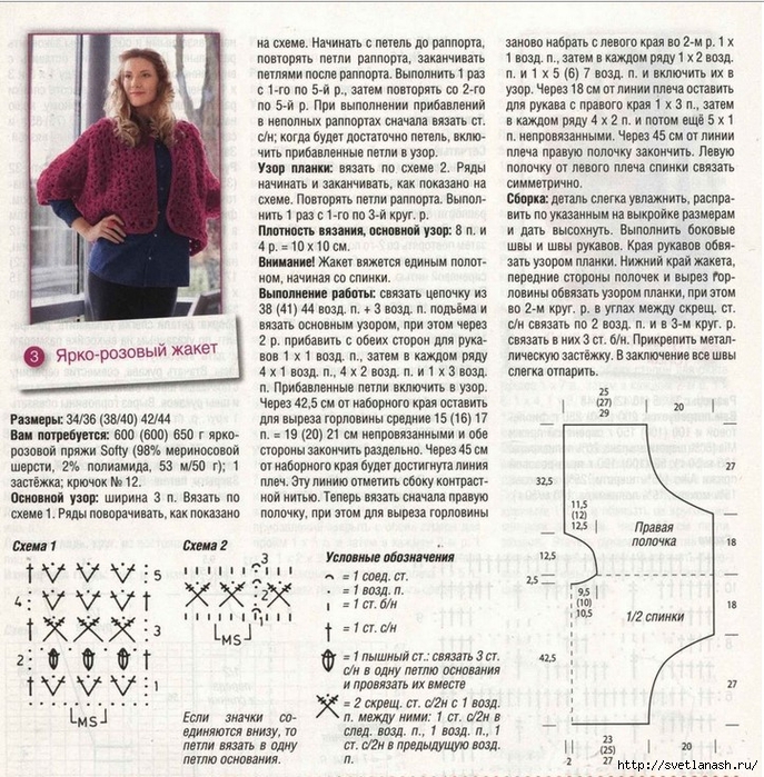 Жакет спицами из толстой пряжи схемы и описание