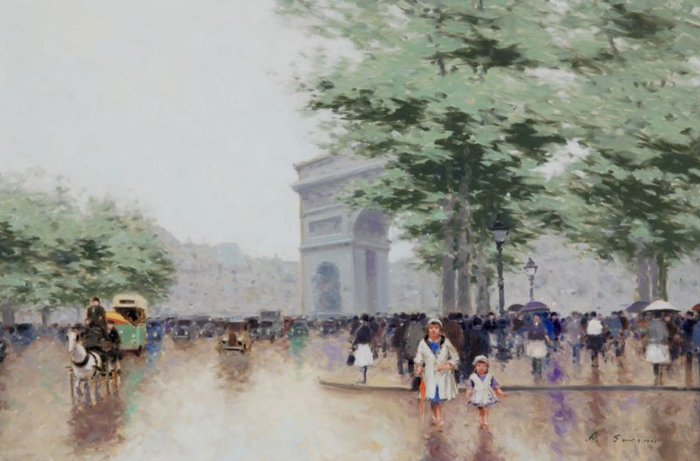 Paris Street Scene (700x461, 269Kb)