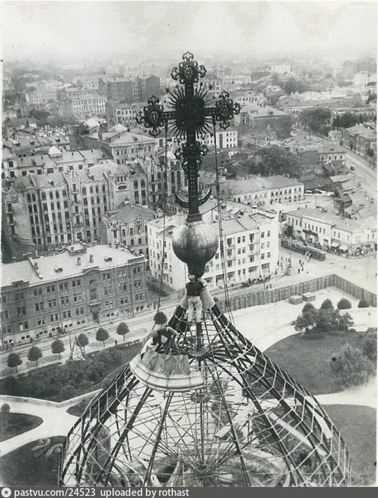 храм христа спасителя до сноса фото