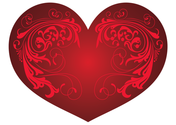 Red_Heart_and_Ornaments_PNG_Clipart_Picture (600x424, 150Kb)