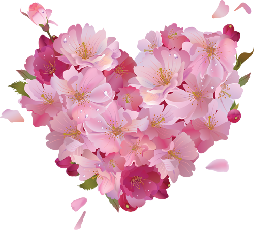 3350917_Pink_Flower_Heart_Clipart (500x452, 239Kb)