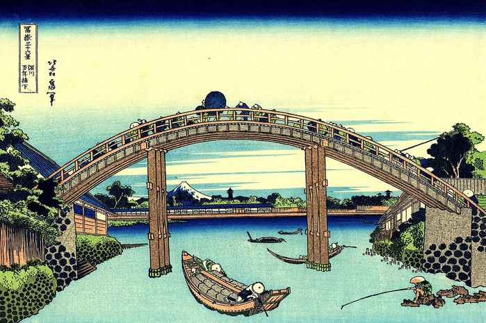 1280px-Fuji_seen_through_the_Mannen_bridge_at_Fukagawa (700x465, 503Kb)