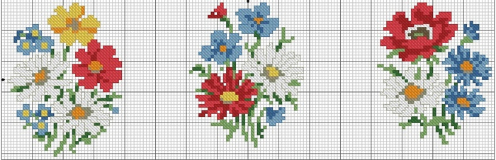 картинка полевые цветы (700x226, 200Kb)