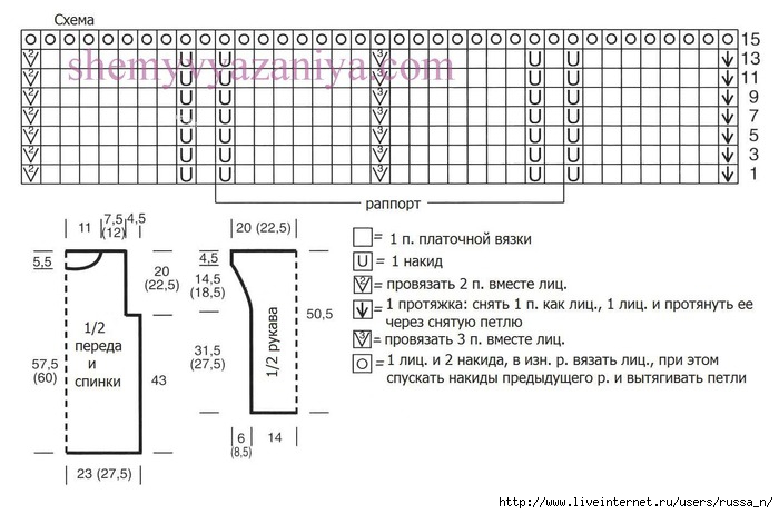 Джемпер кучинелли спицами схемы и описание