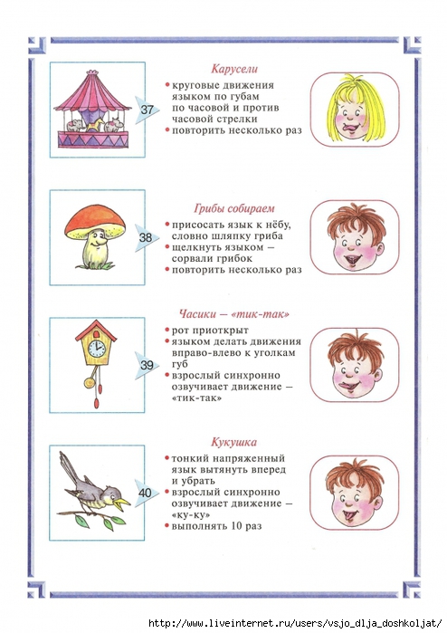 Проект по артикуляционной гимнастике в доу