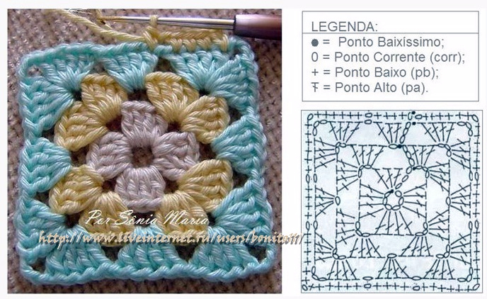 Patchwork-Crochet-Free-Pattern-Diamond-Design-granny-square-diagram (688x422, 384Kb)