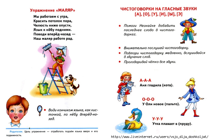 Проект по артикуляционной гимнастике в доу