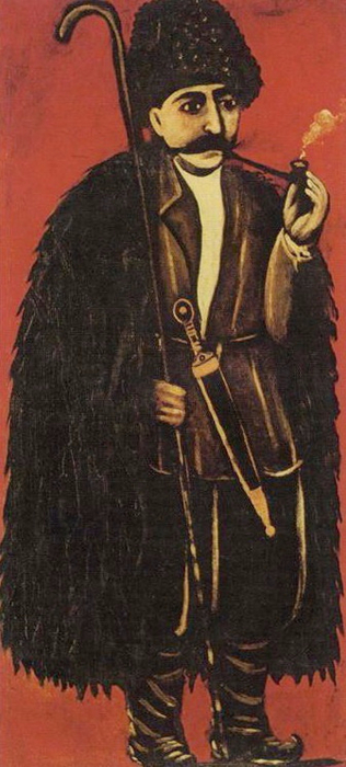 1348492446-100569-shepherd-in-burke-on-a-red-background (316x700, 245Kb)