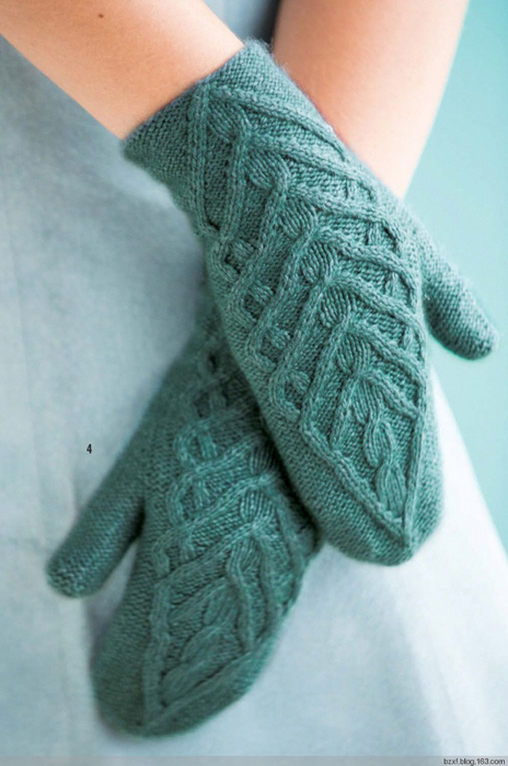 Узоры вязания для рукавиц - Схемы вязания рукавиц спицами варежки с узорами