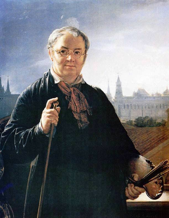 Автопортрет на фоне окна, с видом на Кремль. 1846 (541x700, 326Kb)