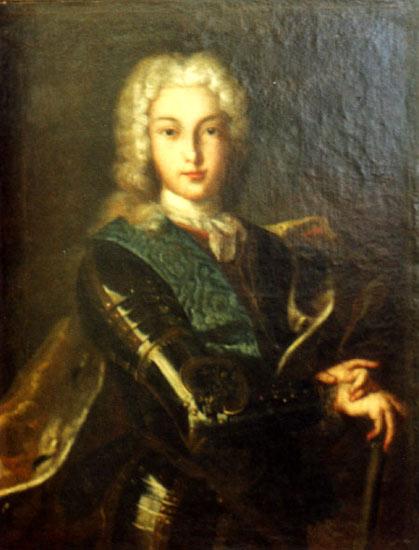 Портрет імператора Петра II в перуці (419x550, 32 Kb)