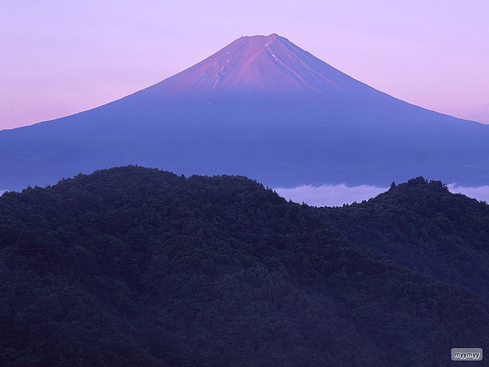 Величественный символ Японии - гора Фудзи 43