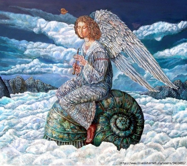ангел с дудочкой (600x534, 128 Kb)