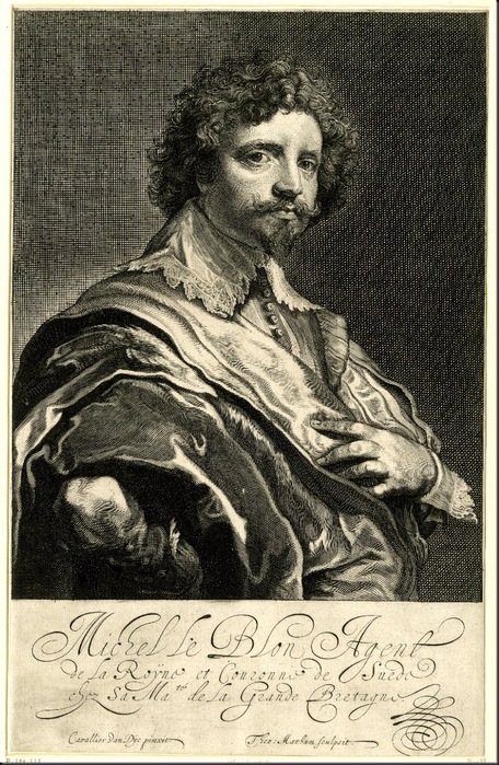 Portrait of Michel Le Blon, after Anthony van Dyck