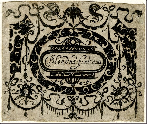 Ornament design, blackwork 1605