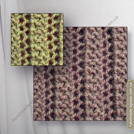 Схемы узоров для вязания шарфов
