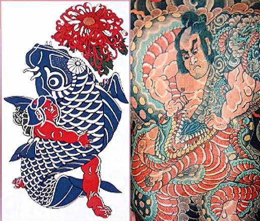 14 удивительных татуировок японской мафии якудза и их скрытое значение