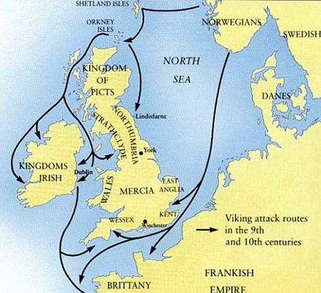 Карта англии времен викингов на русском - 97 фото