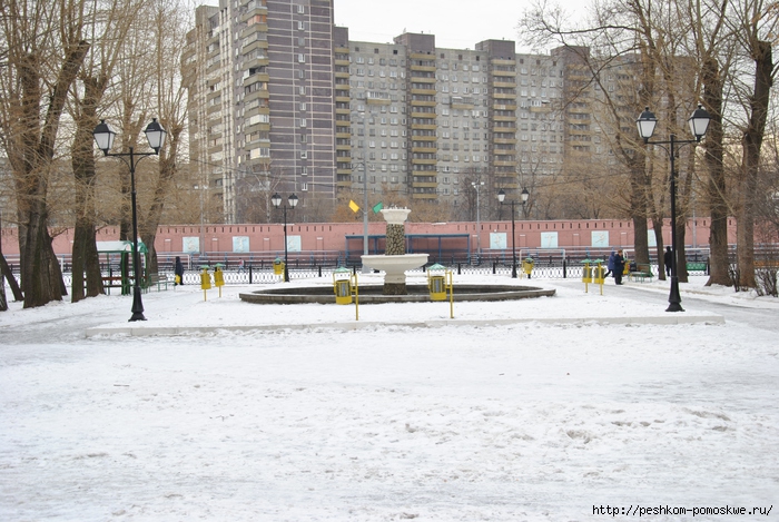 Таганский парк зимой