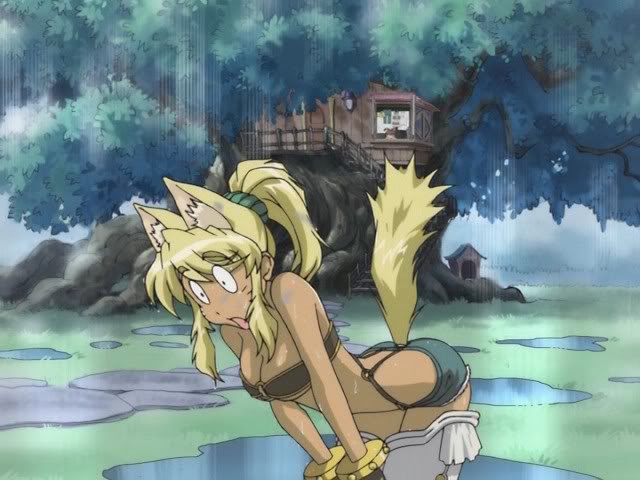 Anime wolf girl gif
