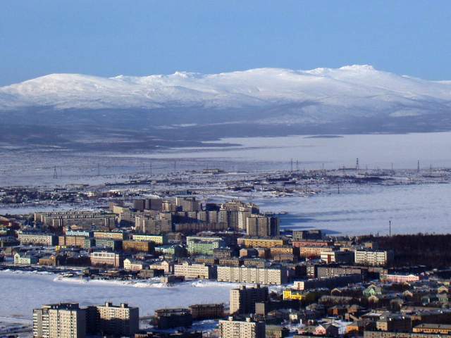 Фото мончегорск сверху