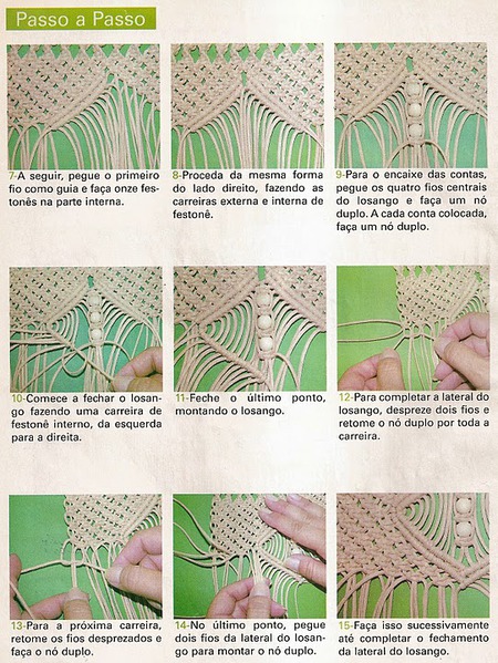 Сумка макраме схема плетения
