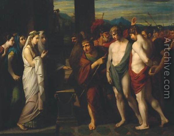  (West)  (1738-1820.Pylades and Orestes Brought as Victims before Iphigenia1766 (600x468, 32Kb)