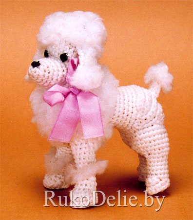 Как связать собаку Пудель, ч.1. The Blue Poodle, р. 1. Amigurumi. Crochet. Амигуруми.