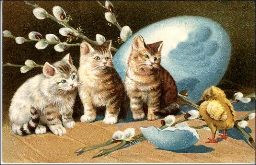 free-vintage-easter-clip-art-blue-egg-three-tabby-kittens-and-baby-chick (528x340, 79Kb)