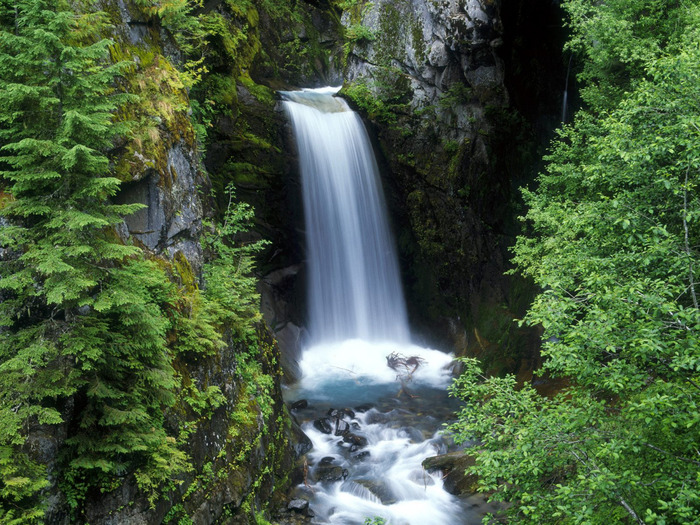 Christine Falls, Mount Rainier, Washington - 160 (700x525, 223Kb)