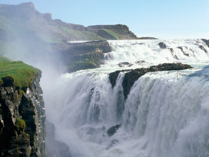 Golden Falls, Iceland - 1600x1200 - ID 44877 (700x525, 110Kb)