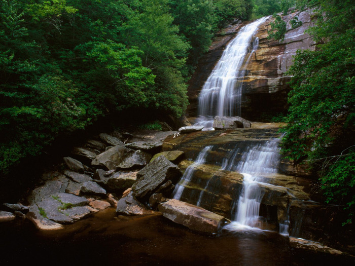 Greenland Creek Falls, Nantahala National Forest (700x525, 159Kb)