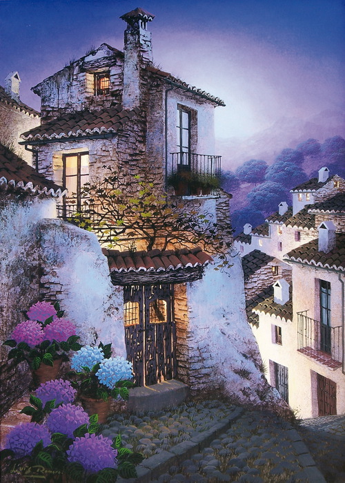 Luis Romero Hortensia en azul (500x700, 180Kb)