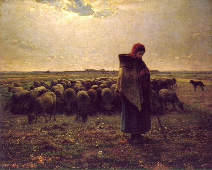 2010239_Jean-Francois_Millet_Shepherdess_with_her_flock_1864 (700x562, 173Kb)